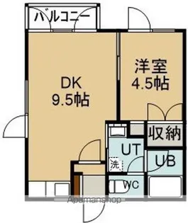 ヴィレッジ・ヒル【1階】の間取り